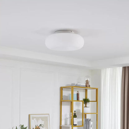 Arisha Flush Mount Ceiling Light Modern, Metal/, White, Bedroom
