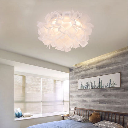 Valentina Art Deco Flower  Flush Mount Ceiling Light 7 Colours