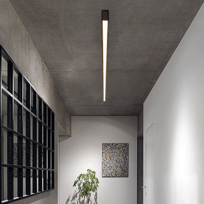 Solin Linear Black Ceiling Light/Wall Light