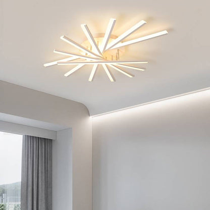 Arisha Linear Flush Mount Ceiling Light, 4 Colour