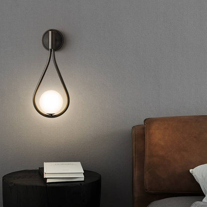 Valentina druppelvormige wandlamp, 2 stijlen