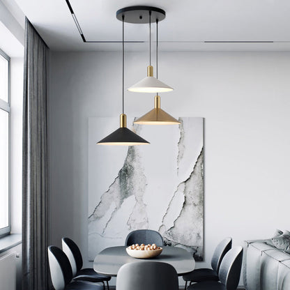 Aria Vintage Umbrella Monochrome Pendant Light