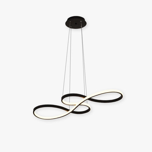 Durell Musical Note Pendant Light, Black & Gold