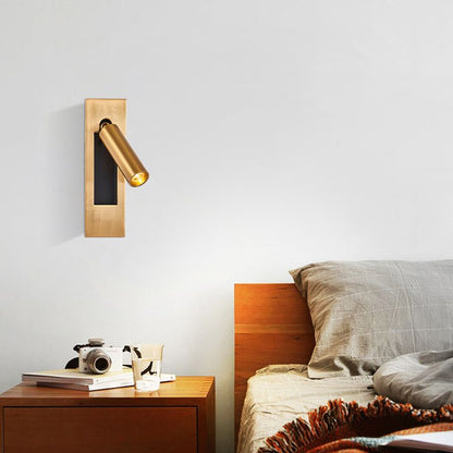 Applique murale orientable Ray traditionnelle en métal, coloris noir/doré
