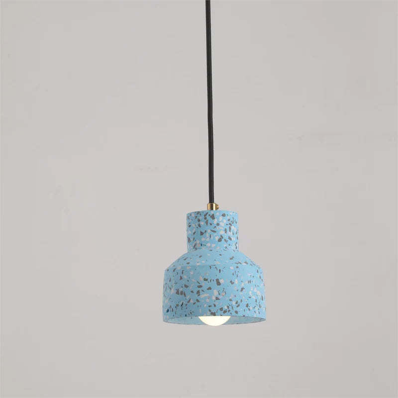 Lampe suspendue Aira, ciment, moderne et industrielle, 4 couleurs
