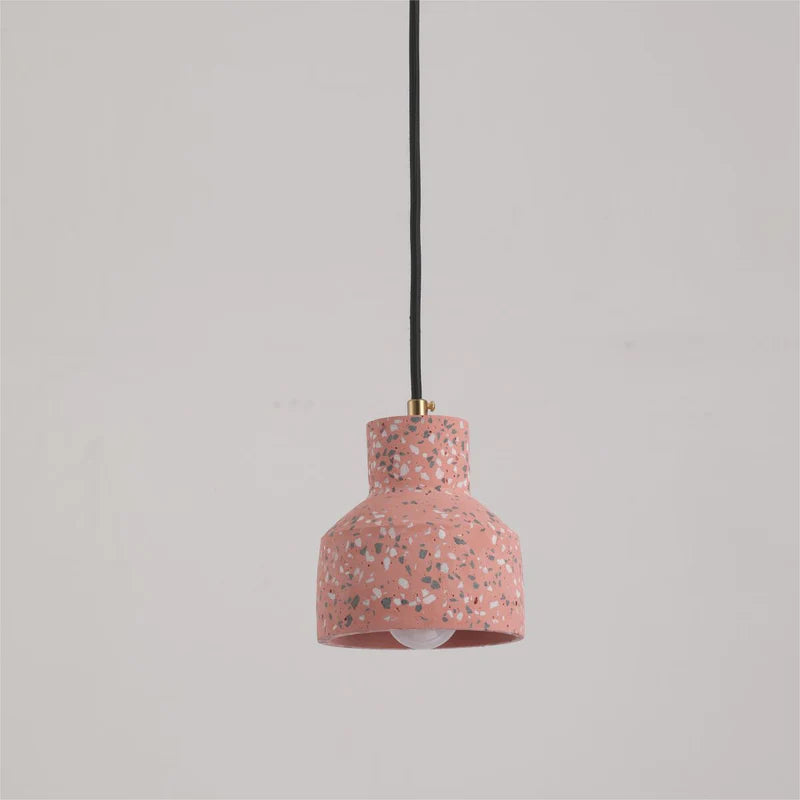 Lampe suspendue Aira, ciment, moderne et industrielle, 4 couleurs
