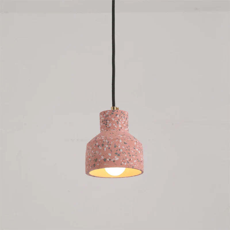 Lampe suspendue Aira, ciment, moderne et industrielle, 4 couleurs