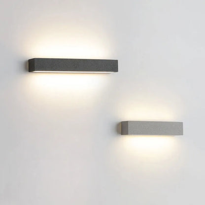 Fyra LED Outdoor Wall Lamp, Black & White