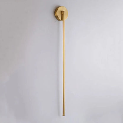 Fauro Modern Linear Metal&Silica Gel Wall Mount Lamps, Gold