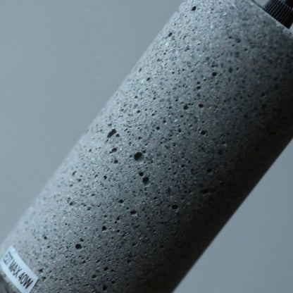 Xenith Industrial Cylindrical Pendant Light, Cement/Metal
