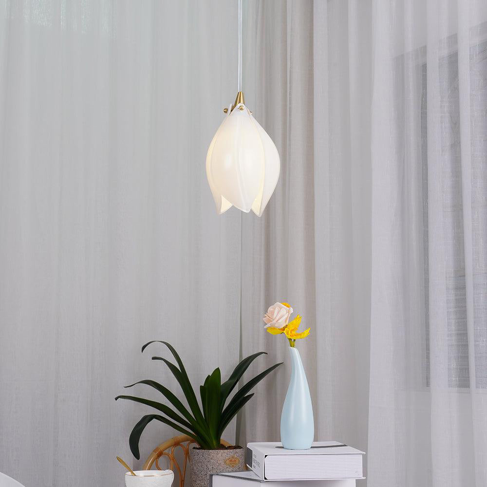 Suspension en métal et céramique Olivia, pour salon ou chambre