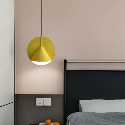 Lampe suspendue à abat-jour coloré à LED moderne Arisha