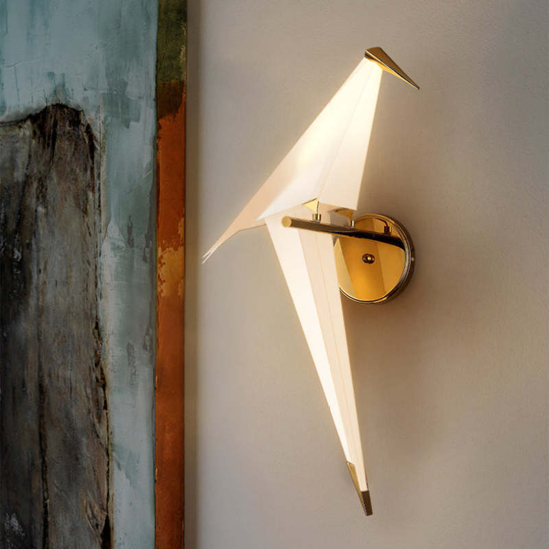 Arisha Wall Lamp Bird Vintage/Art-Deco, Metal/, Bedroom