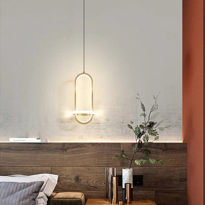 Arisha Modern Minimalist LED Ring Pendant Light Bedsides