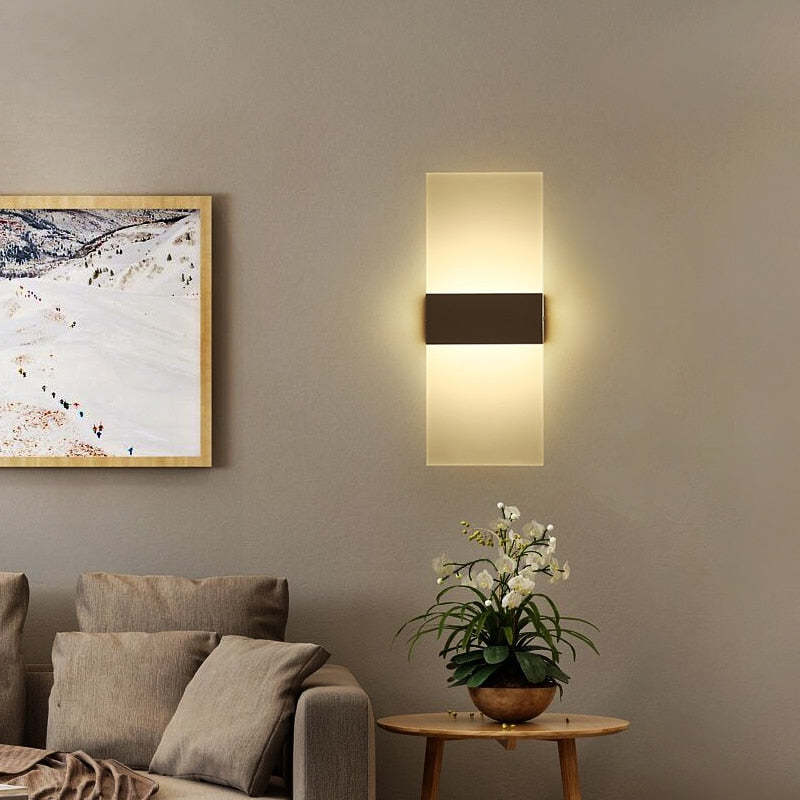 Arisha Rectangular Wall Lamp, 3 Colour