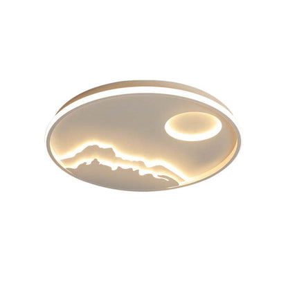 Plafonnier encastré avec vue sur la montagne Arisha