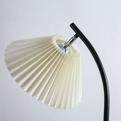 Moderne Arc-Stehlampe aus plissiertem Metallgewebe von Ozawa, 3 Farben