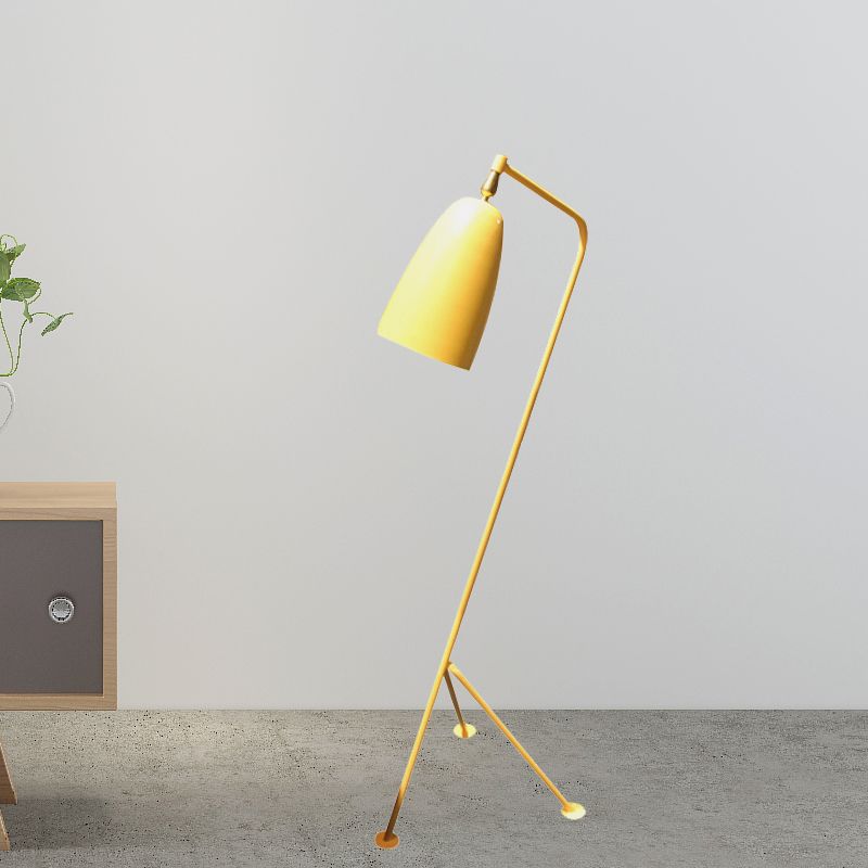 Morandi Moderne Metallbecher-Stehlampe in Schwarz, mehrfarbig