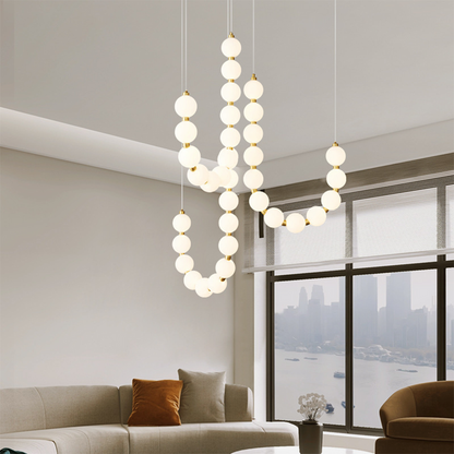 Valentina Luxury Metal Chandelier Living Room