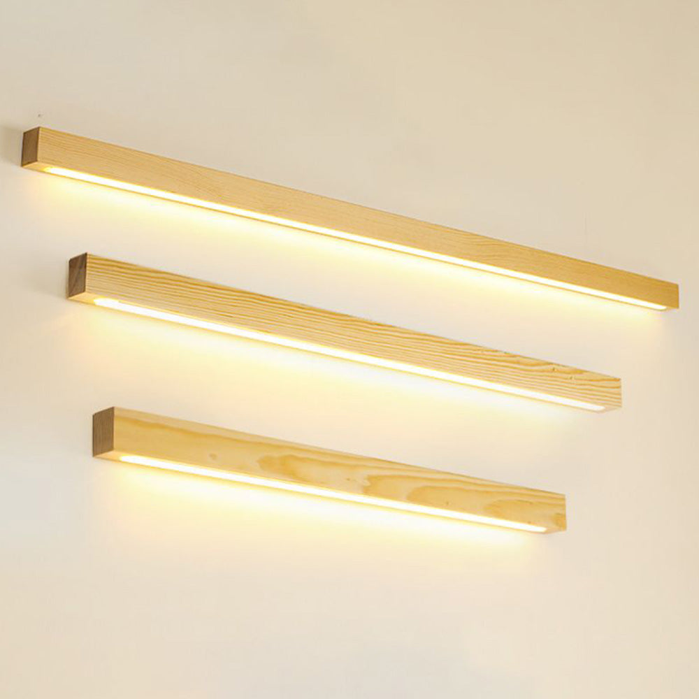 Zenx Wall Lamp Linear Wood