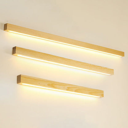 Zenx Wall Lamp Linear Wood