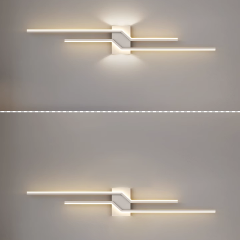Arisha Minimalist Linear Metal Vanity Wall Light