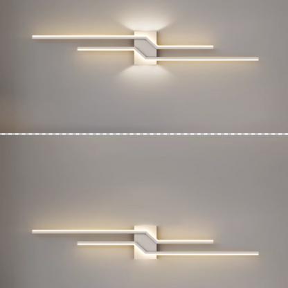 Arisha Minimalist Linear Metal Vanity Wall Light