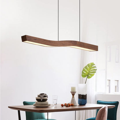 Ylen Nordic Pendant Light Walnut Colour Living Room/Bedroom/Dining Room