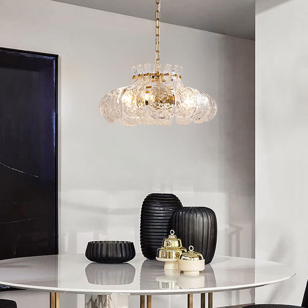 Arisha Lustre Moderne Poire Verre Fondu Chambre