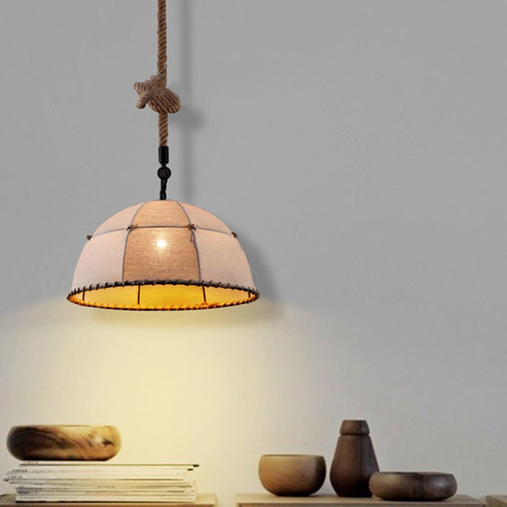 Ritta industriële LED hanglamp metaal touw slaapkamer