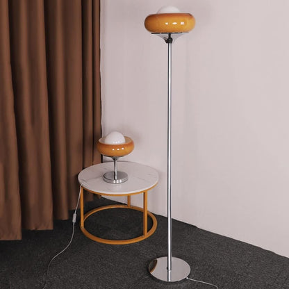 Lampadaire haut moderne en vitrail Morandi