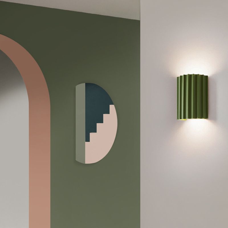 Applique Murale Semi-cylindrique Cora en Résine