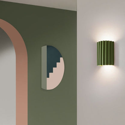 Applique Murale Semi-cylindrique Cora en Résine