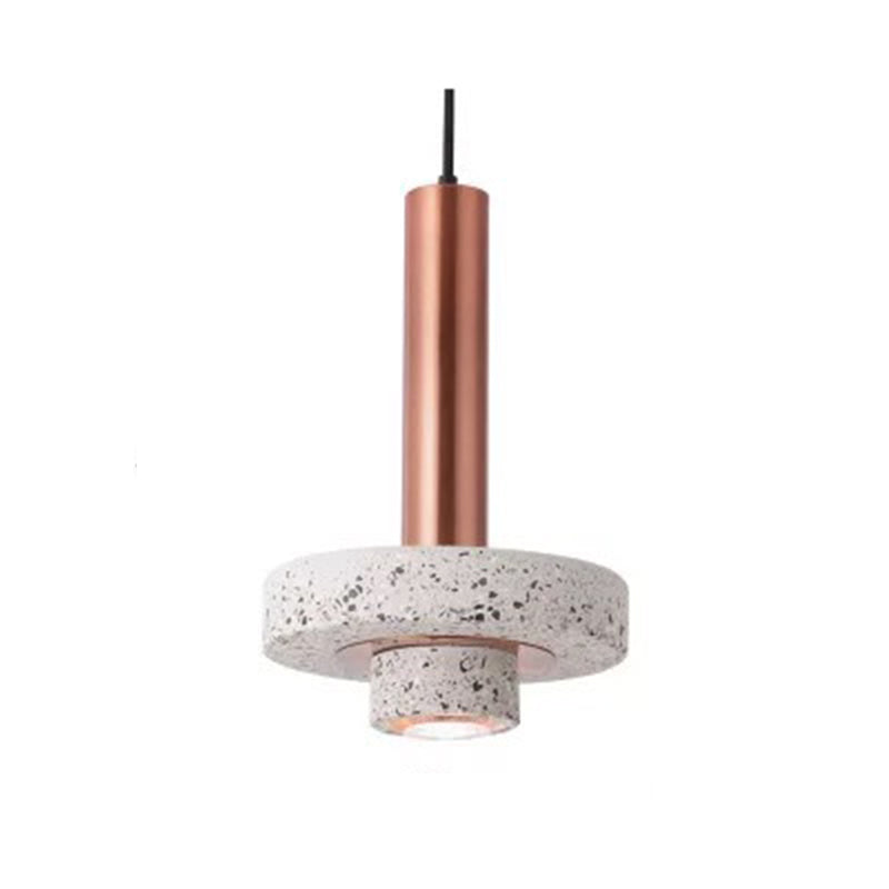 Arisha moderne bunte LED-Pendelleuchte im Art-Deco-Stil, Terrazzo