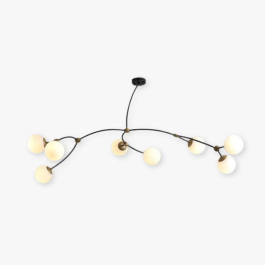 Valentina Minimalistische, elegante, einzigartige Zweig-Kronleuchter, Wohnzimmer