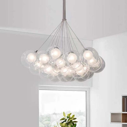 Lampe à suspension moderne à bulles Valentina, 5 styles