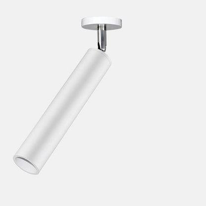 Aria Modern Long Tube Spotlight, Metal, Black/White