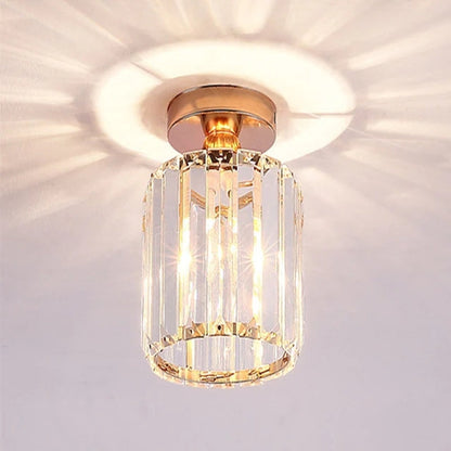 Stonel Modern Metal/Crystal Ceiling Light, 3 Colors