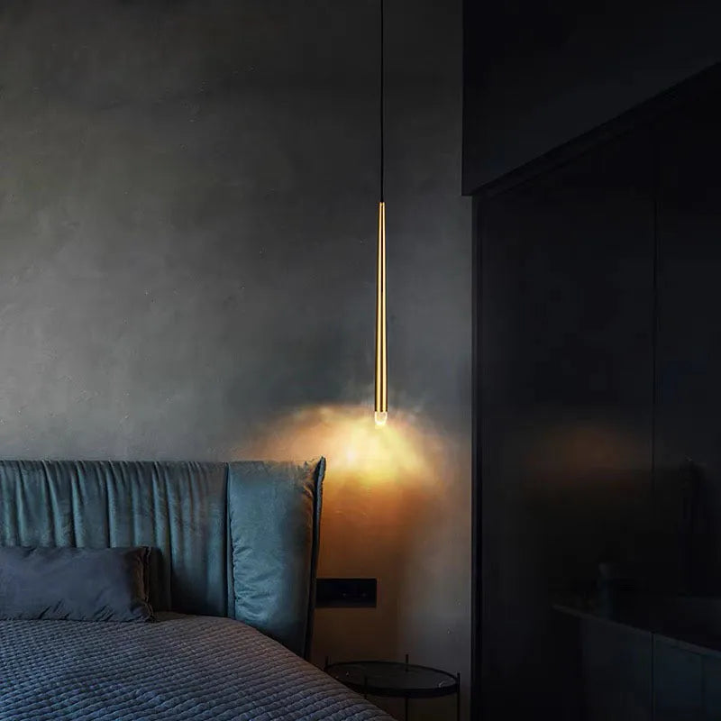 Arisha  Pendant Light Linear Modern, Gold, Living Rooms