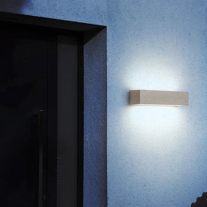 Fyra LED Outdoor Wall Lamp, Black & White