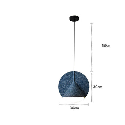 Lampe suspendue à abat-jour coloré à LED moderne Arisha