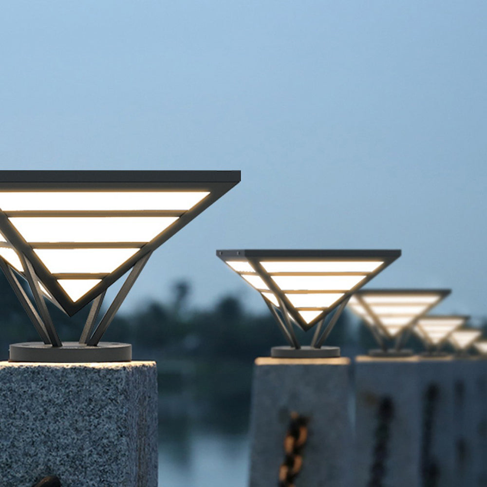 Ray moderne Diamant-Metall-Außenlandschafts-Wegeleuchte