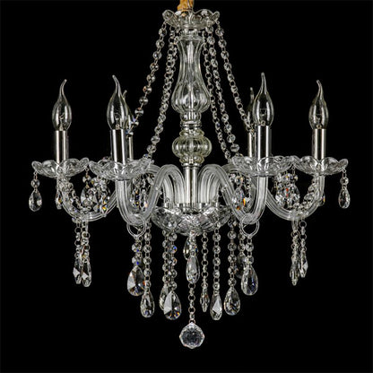 Silva Luxury Candlestick Clear Crystal Chandelier