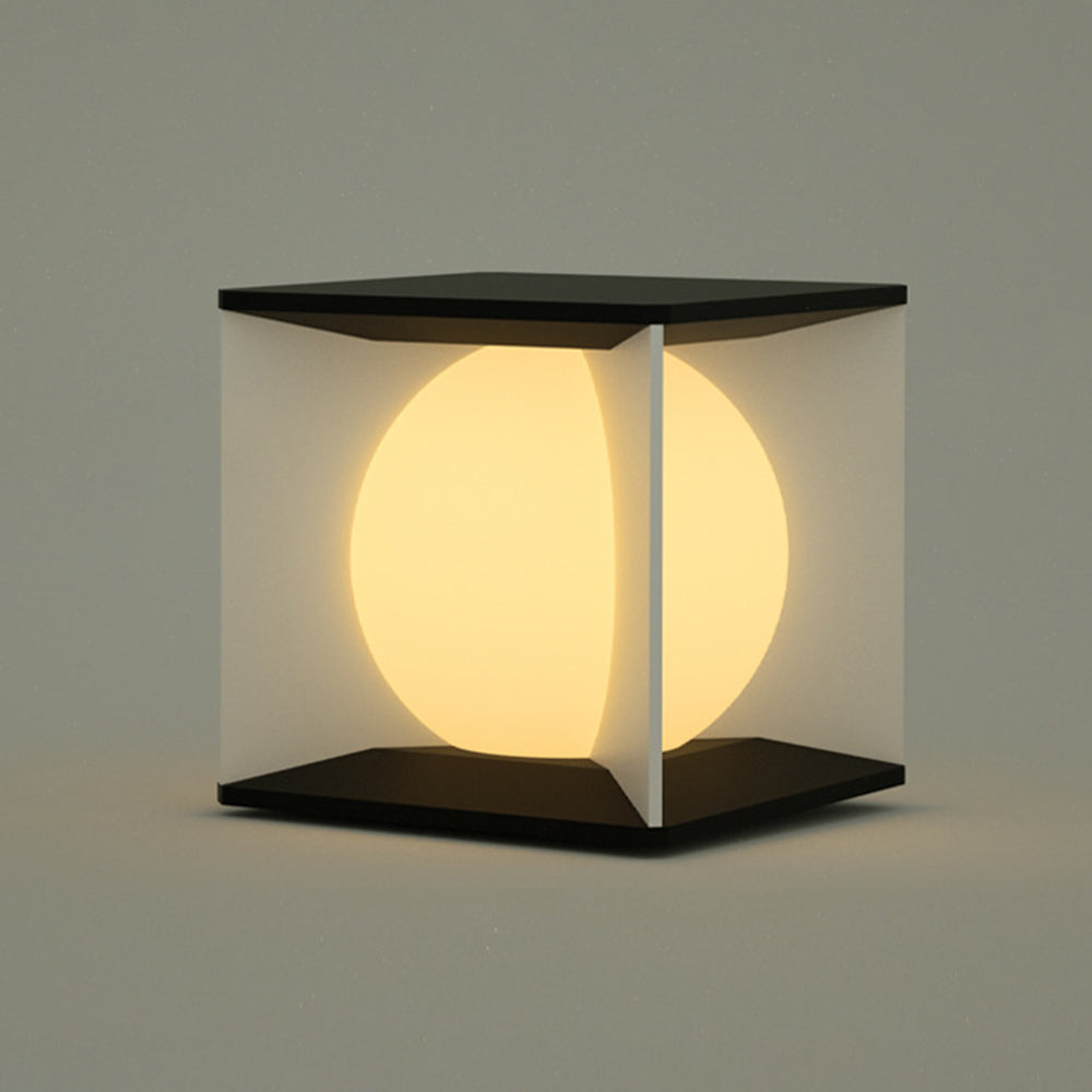 Ray Modern Moon  Outdoor Pier-Mount Pillar Light