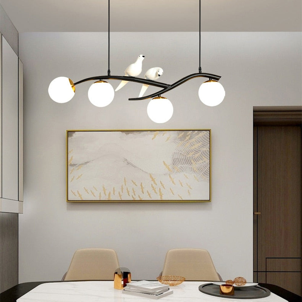 Lampe à suspension oiseau Arisha Mondern, 2 couleurs