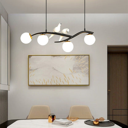 Lampe à suspension oiseau Arisha Mondern, 2 couleurs