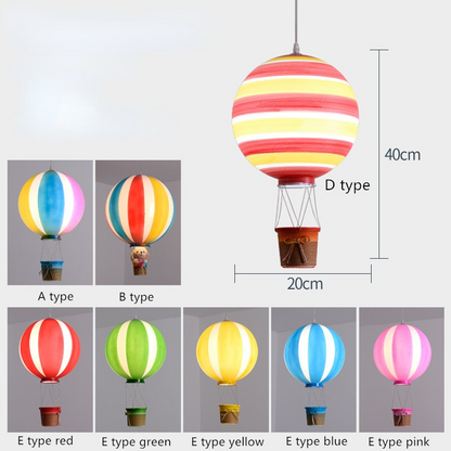 Aria Creative Colorful Balloon Pendant Light, Bedroom