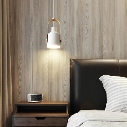 Valentina Moderne LED-Pendelleuchte aus Metall, weiß, grün, schwarz, für Schlafzimmer