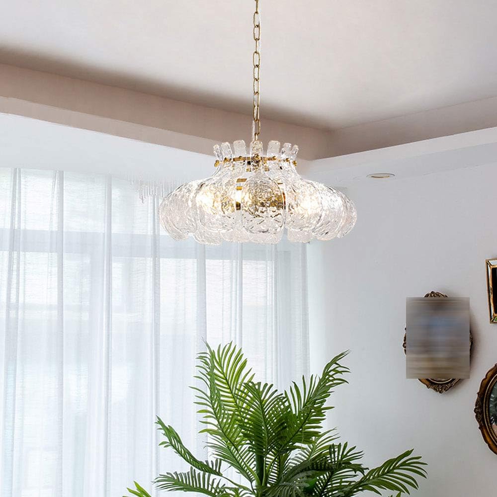 Arisha Lustre Moderne Poire Verre Fondu Chambre