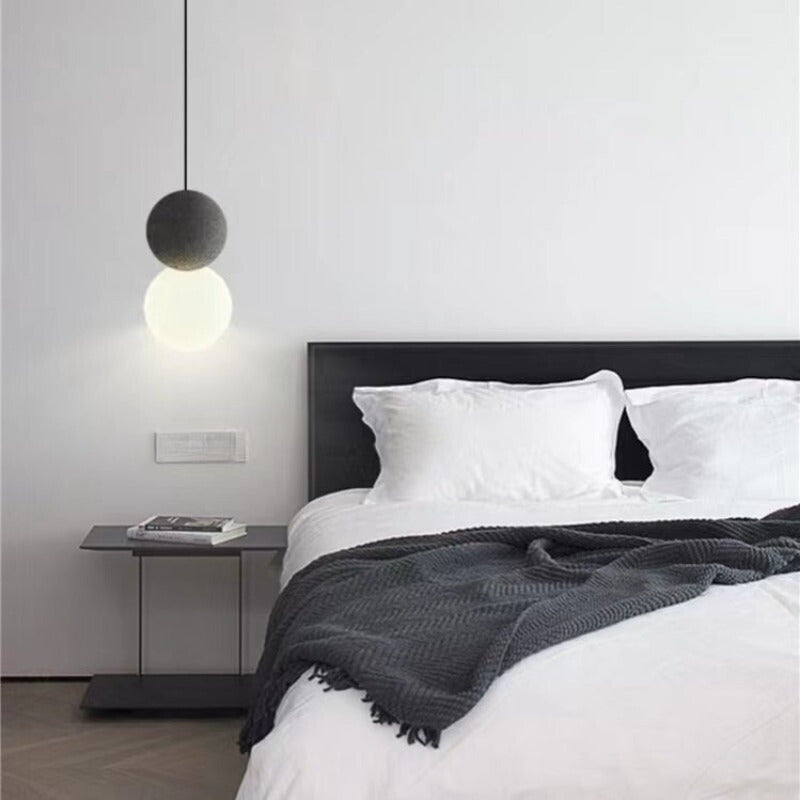 Avi Suspension LED Moderne Métal Noir Chambre Salon